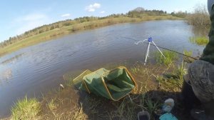 Рыбалка на фидер на реке Угре весной, май 2021, Калужская область