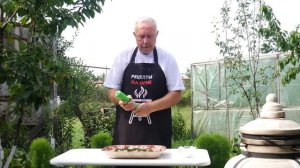 Баклажаны на мангале - рецепт "гармошка с фаршем"