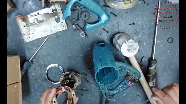 Makita Cutter 4100NH DIY Diagnose and Replace Damage Parts Armature, Field, Ball Bearing, смотреть онлайн