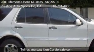 2001 Mercedes-Benz M-Class 4dr AWD 3.2L - for sale in North