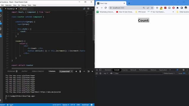 ReactJS Tutorial | setState | Part 11