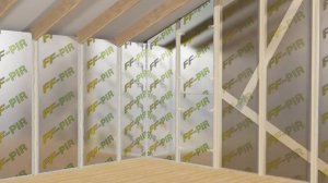 Утеплитель PIR плита: каркасный дом и скатная кровля