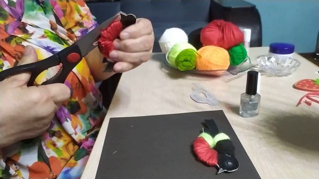 Сидим дома! Снегири из клубков шерсти. Делаем всей семьей! смотреть онлайн