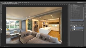 Улучшаем свет в Photoshop на рендере из V-Ray и CORONA. Постобработка.