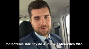 CarPlay - podłączenie VITO Audio 40