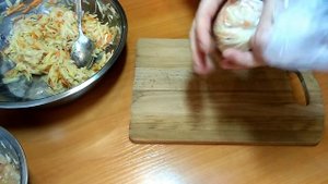 Драники с курицей.