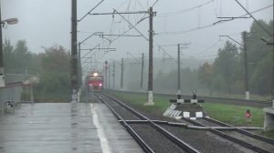 Электропоезд ЭД4-0006 станция Львовская