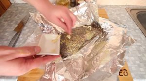 Буженина из оленины (в духовке в фольге)