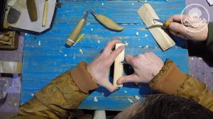 Резьба по дереву для начинающих. Вырезаем Деда. Элемент усы