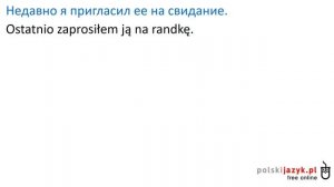 Польский язык. Курс А2. Урок 6