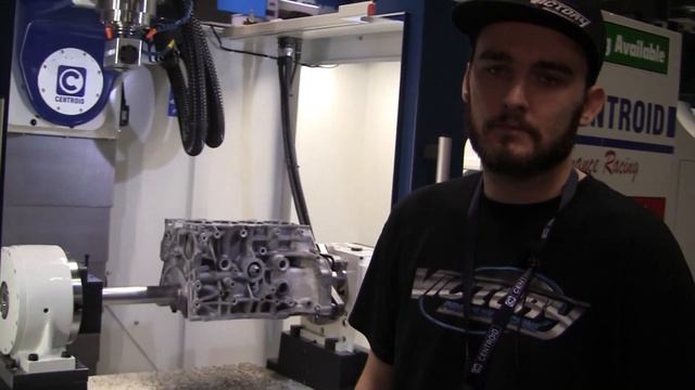 Honda B series CNC block machining and sleeving смотреть онлайн