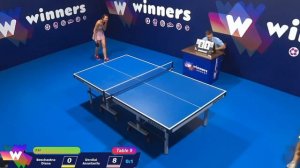 Настольный теннис.Красивые девушки.Бесчастная - Дердяй.Table tennis. Beautiful girls