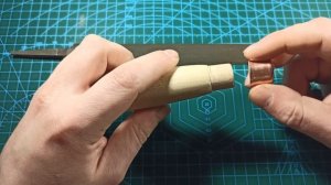 Как насадить ручку на напильник