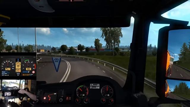 Euro Truck Simulator 2 - MP - Pounding that tarmac - UK/ENG смотреть онлайн