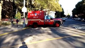 FDNY CPC 17 "Green Barrets" Outside Quarters In The Mott Haven Section Of The Bronx