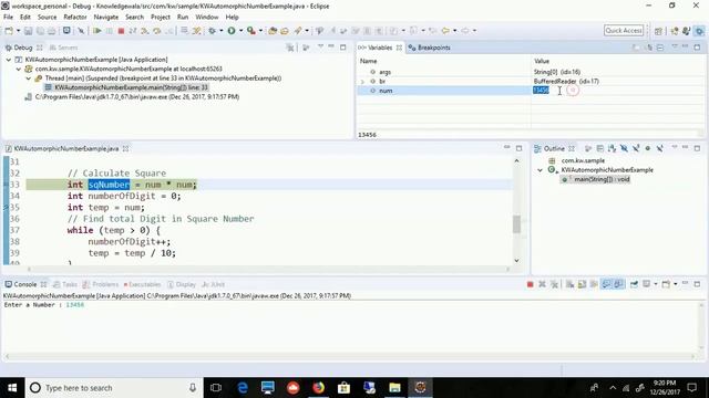 Eclipse: Debug Java Program and Update Variable Value смотреть онлайн
