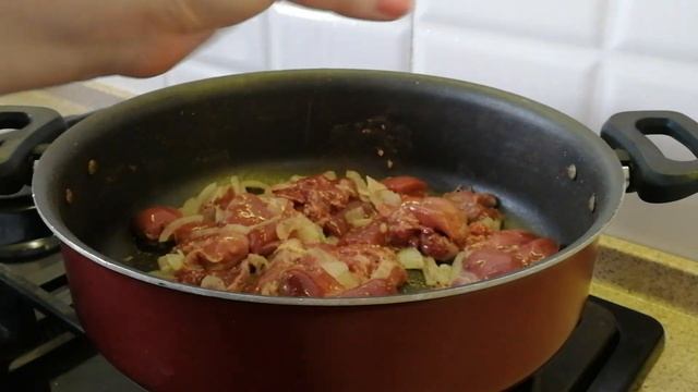 Печень куриная с гречкой /Диетический рецепт/Низкокалорийный рецепт печени /Простой рецепт печени