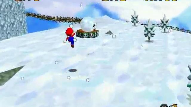 Super Mario 64: Walkthrough (Snowman's Lost His Head) смотреть онлайн