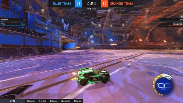ZEN Rocket League Gameplay (SSL 2v2) смотреть онлайн