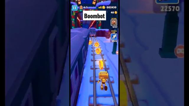 Boombot в деле в игре Subway Surfers