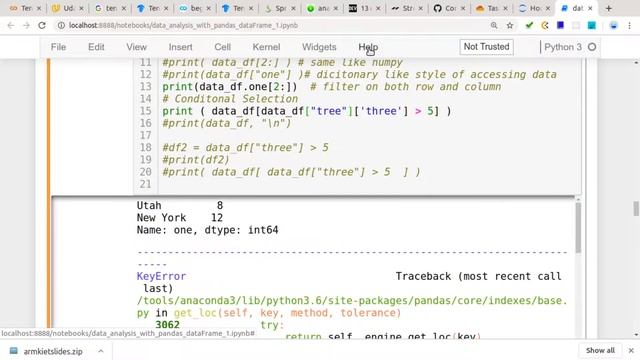 Selection with loc and iloc part 1 hindi/urdu смотреть онлайн