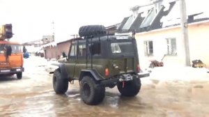 Уаз на шинах низкого давления 5