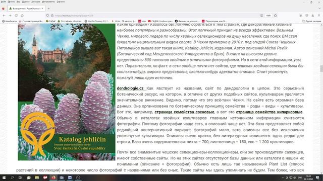 Базы данных по хвойным культиварам - где они есть и насколько хороши смотреть онлайн