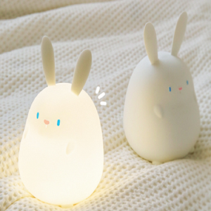 how to Rabbit Year Gift Rabbit Lantern Little Rabbit Table Silicone Night Light in 2023