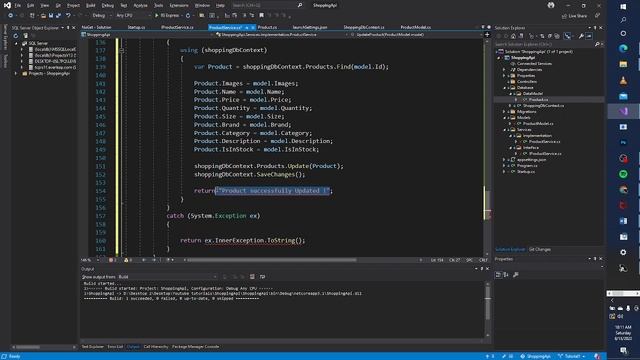 Shopping Api Tutorial 2 of 7 AspNetCore MicroService using code first and swagger api documentaion