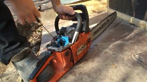 Шок!!! Завод пилы без карбюратора!!!!!!Shock !!! Set up saw no carburetor !!!!!!