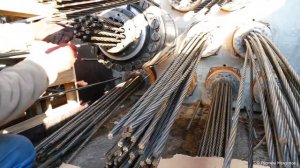 Натяжение пучков высокопрочной арматуры