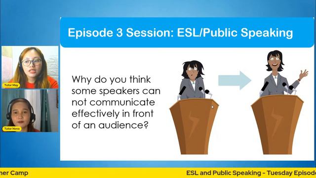 ESL and Public Speaking  - Tuesday Episode 3  ETUlay Summer Camp
