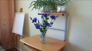 💃 Цветы Эустомы и Хризантемы из бумаги.