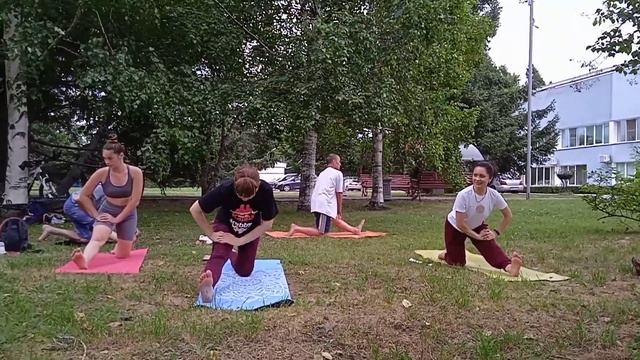 Урок по йоге от Анны Сидоренко