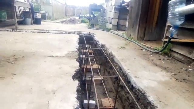Льем фундамент для пристройки к дому смотреть онлайн