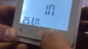 Переход в глобальные настройки терморегулятор pwt 002 wi-fi (выбор датчика пола, воздуха)