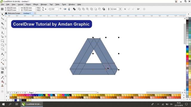 3D Logo Corel Draw Tutorial