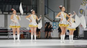 Mażoretki - Będzin 2022 | flaga formacje | Majorettes