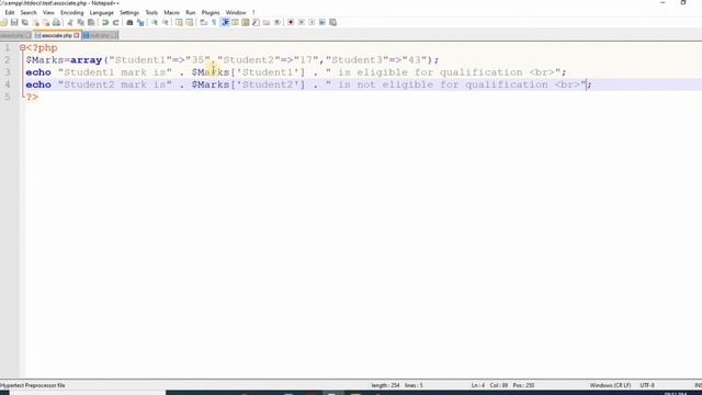 12th Computer Applications PHP Array and Types of array with example|chapter 5|part-2|