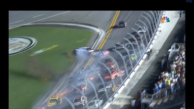 NASCAR 2015 Coke Zero 400 @ Daytona Finish - Austin Dillon Huge Crash [Live] смотреть онлайн