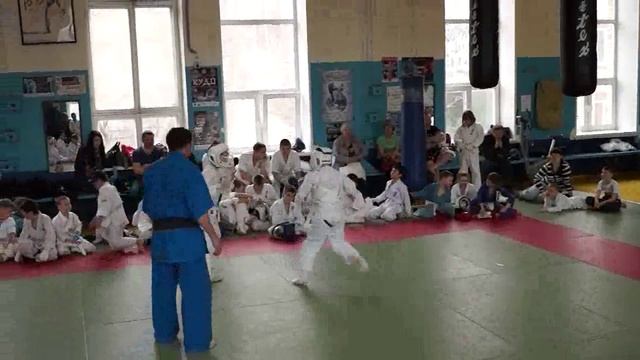 Аттестация на фиолетовый пояс .Спаринг . "Бастион" смотреть онлайн