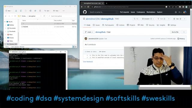 git command for all basic operation in git repository