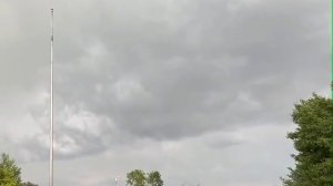 Близкий удар молнии в Оклахоме (США, 15.06.2023)