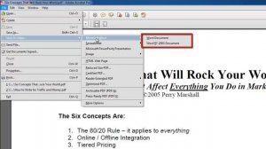 How to Convert PDF to Word in Acrobat XI