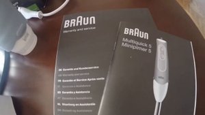 Моя Распаковка блендера BRAUN MQ535 SAUCE