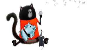 Котенок Шмяк и библиотечная книжка.  Роб Скоттон.