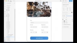 Booking App UI Design | Adobe XD Tutorial