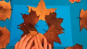 ОСЕННИЕ ПОДЕЛКИ из ЛИСТЬЕВ Своими руками | ПОДЕЛКИ из Природного материала | DIY craft lion