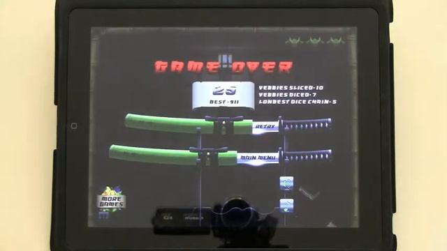 Game für iPad: Veggie Samurai HD смотреть онлайн