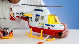 Открываем игрушки. Вертолёт и спасательная шлюпка. МанкиИгрушки